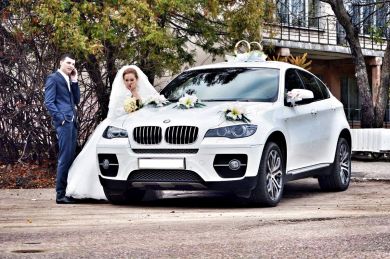 Аренда белого BMW X6 в Минске. Прокат БМВ X6 с водителем